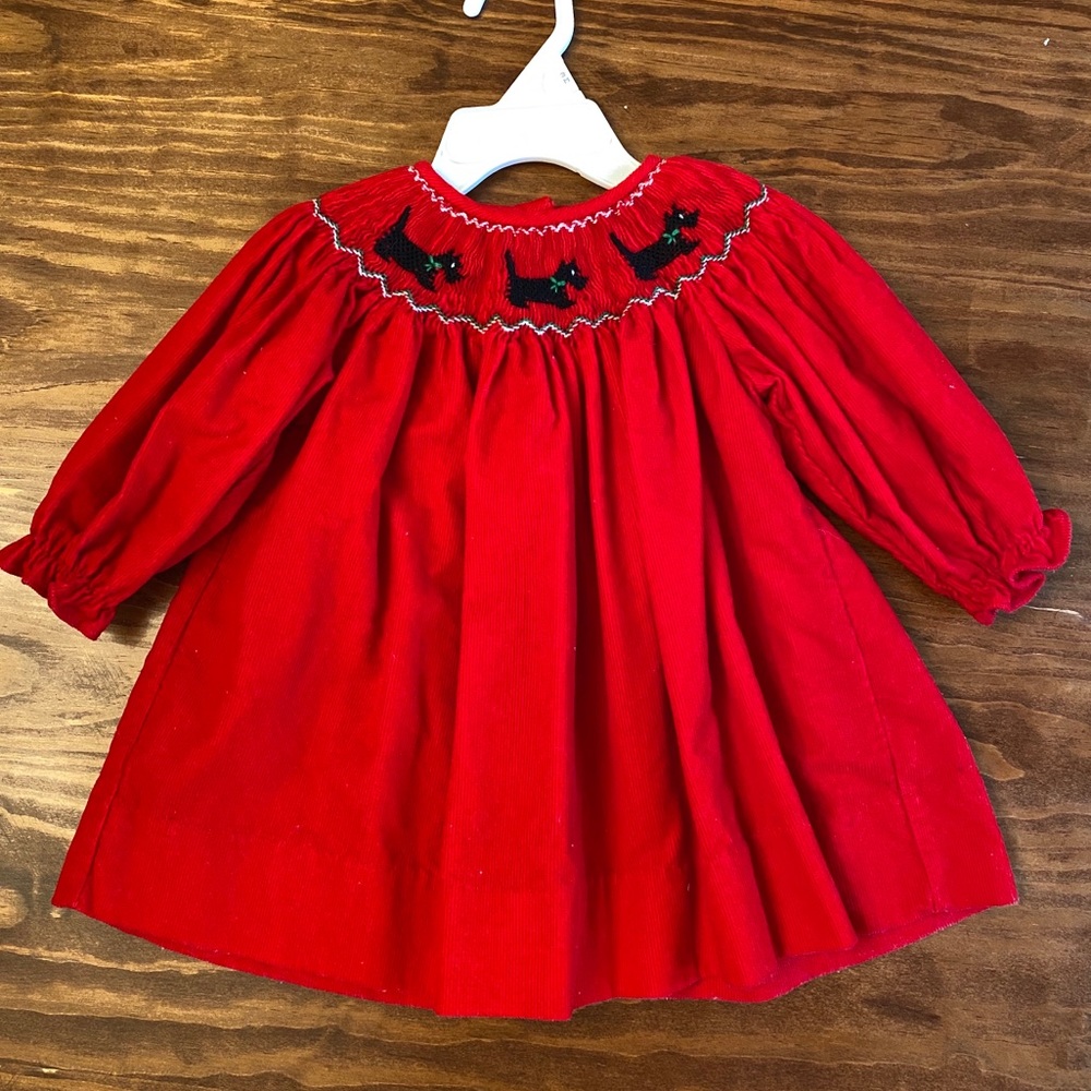 3M Holiday Smocked Dress
